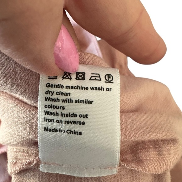 ME+EM - Pink Corduroy Button Front Tiered Shirt Dress Sz UK 10/ US 6 - Picture 9 of 9